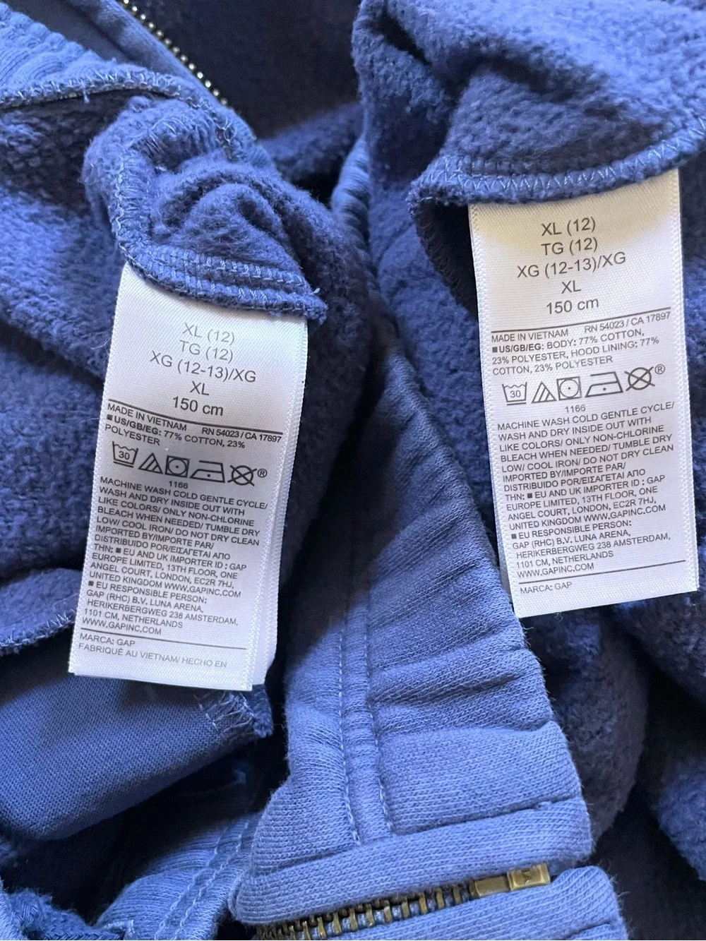 Gap Kids VintageSoft Relaxed Zip Up Hoodie And Utility Sweatpants Set